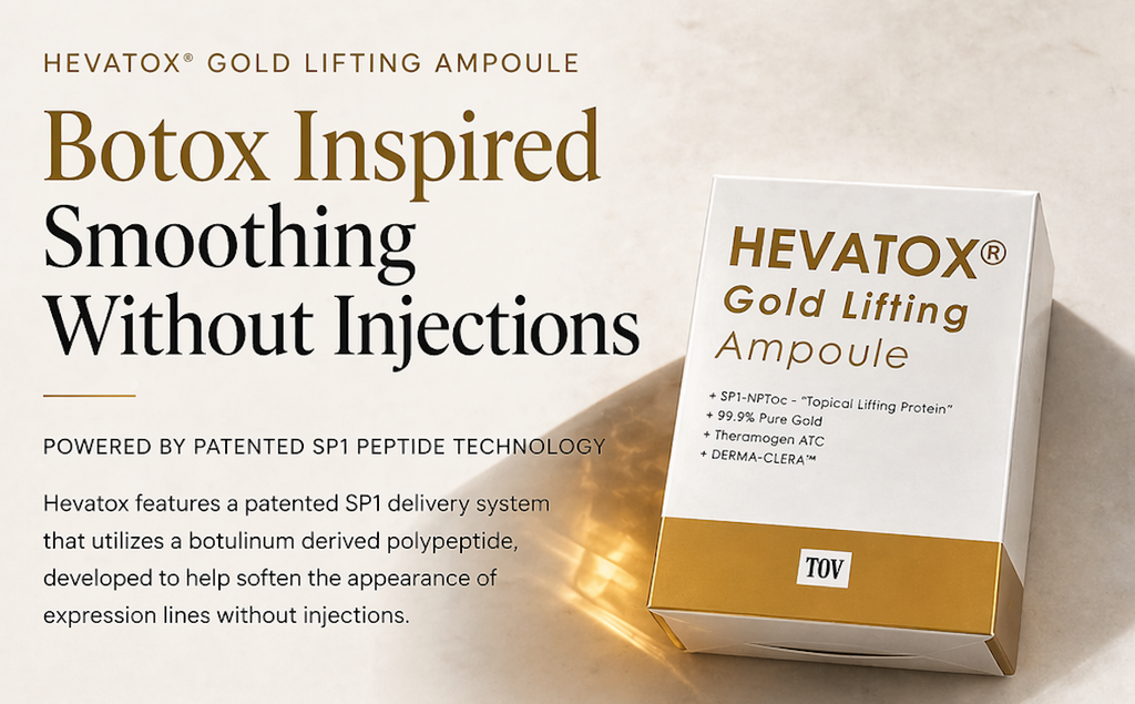 HEVATOX® Gold Ampoule 30mL (Topical Neuro-toxin) Retail $160