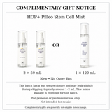 1 × 120mL Bottle | HOP+ Pilleo Stem Cell Mist | NEW / NO BOX / MINOR LEAKAGE POSSIBLE | COMPLIMENTARY GIFT