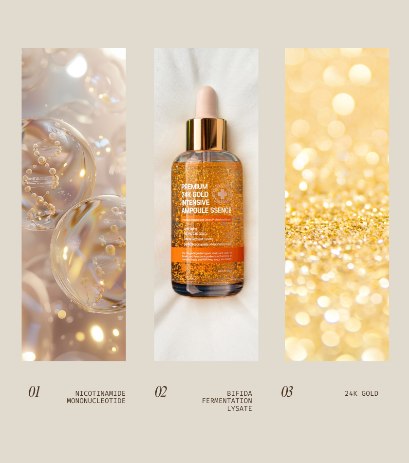 Transform Your Skin with the 24k Gold Intensive Ampoule