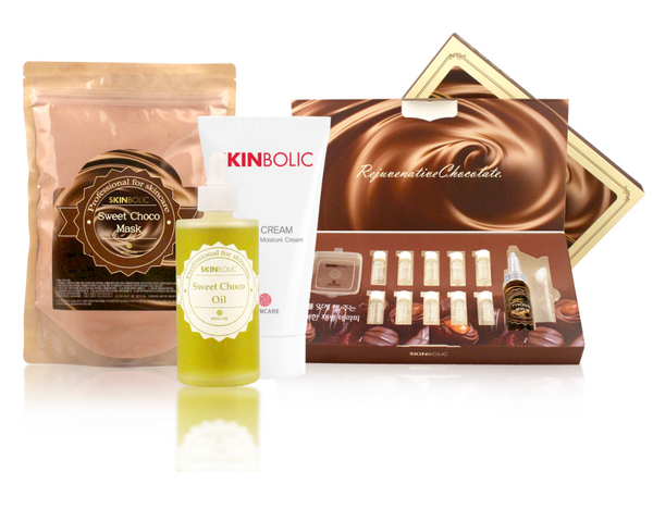 (STARTER KIT) Sweet Choco Therapy - 10 Treatments ( Choco Oil 100ml + Nutrivital Cream 150ml + Choco Mask 310g)