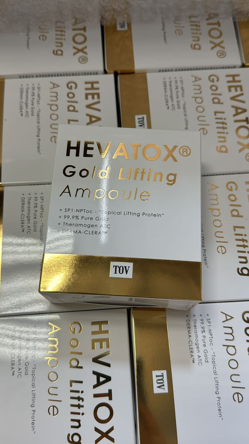 HEVATOX® 골드 앰플 30mL (국소 신경 독소) 소매가 $160 