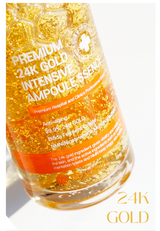 24k Gold Intensive Ampoule-ssence 60mL Retail $70 - Bifida fermented base with real 24K gold and 9 types of hyaluronic acid