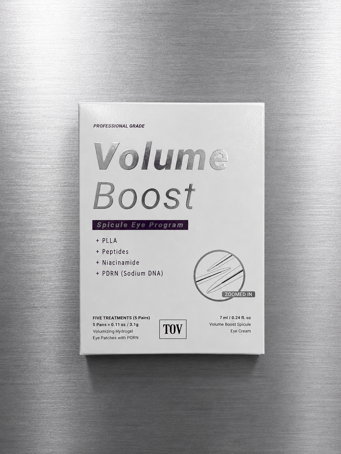 Volume Boost Spicule Eye Program | 5 Professional Treatments (7mL Spicule Eye Cream + 5 Hydrogel Eye Patches) Retail $130- SPECIAL OFFER