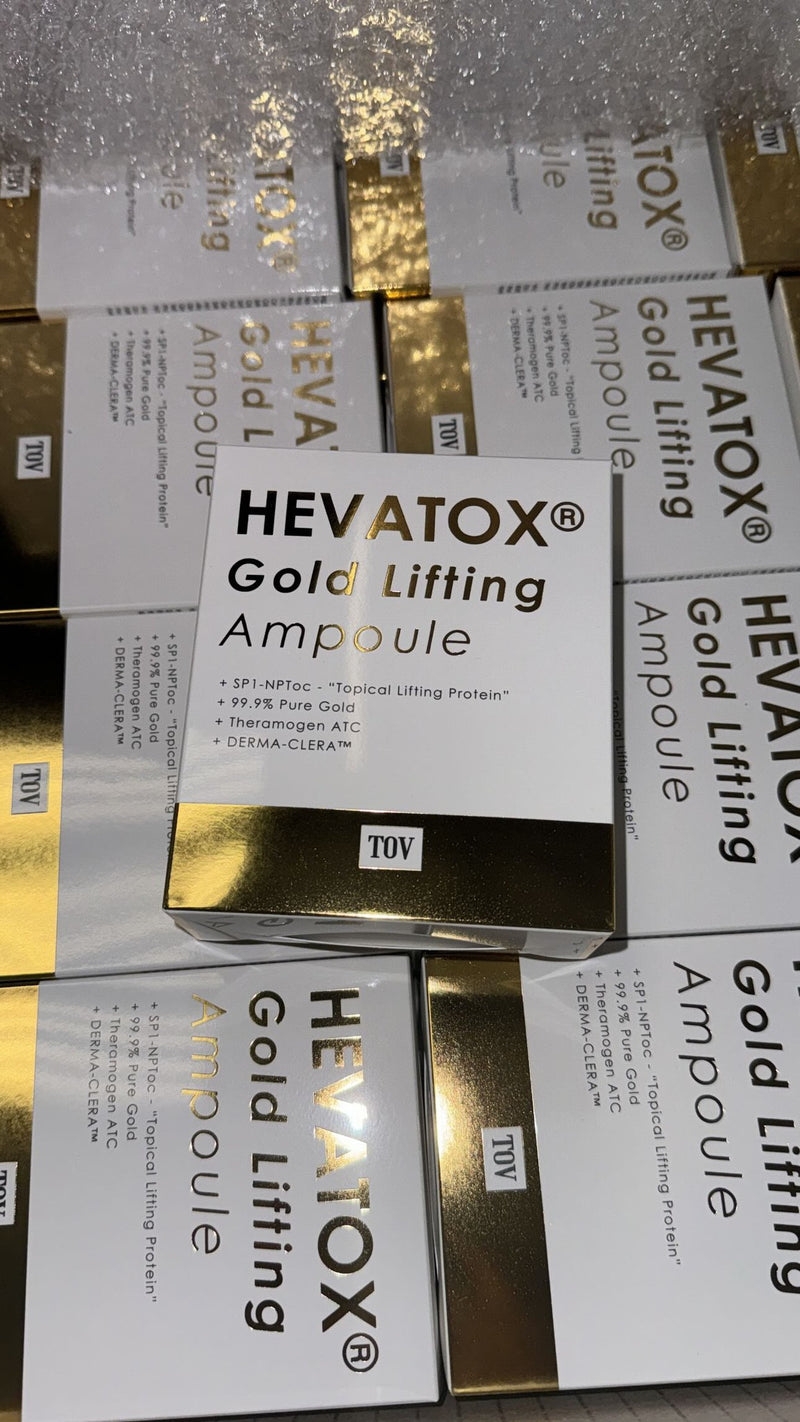 HEVATOX® 골드 앰플(국소 신경 독소) 소매가 $160 - 특별 제공