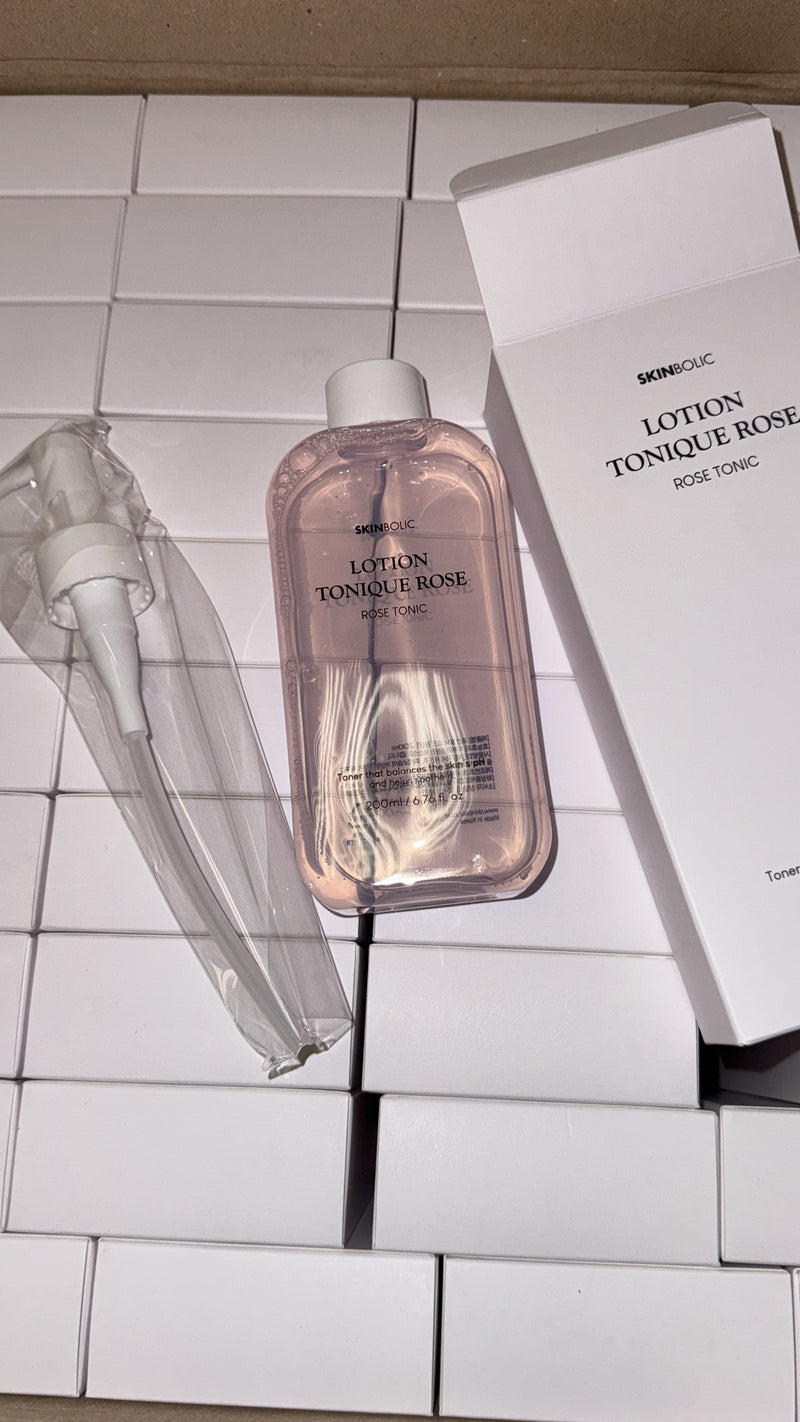 Lotion Tonique Rose 200mL Retail $50 & 1000mL Retail $140 - Rose Extract/Glycerin/Hyaluronic Acid