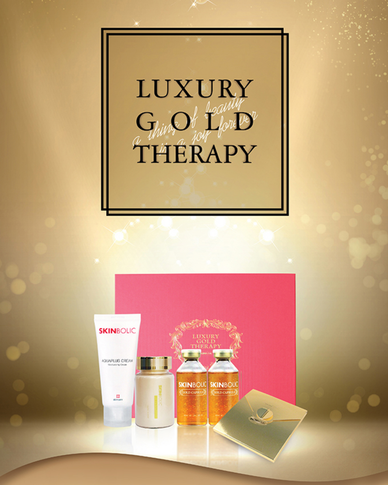 (STARTER KIT) Luxury Gold Therapy - Pro 24k Gold Galvania & Pro Mask included