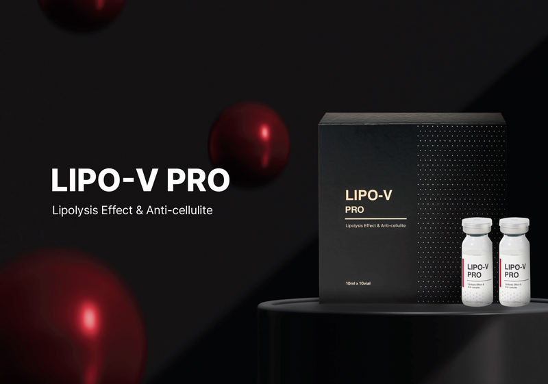 Lipo-V PRO - 10 Treatments - Lipolysis Effect & Anti-Cellulite - MTS & Topical Use