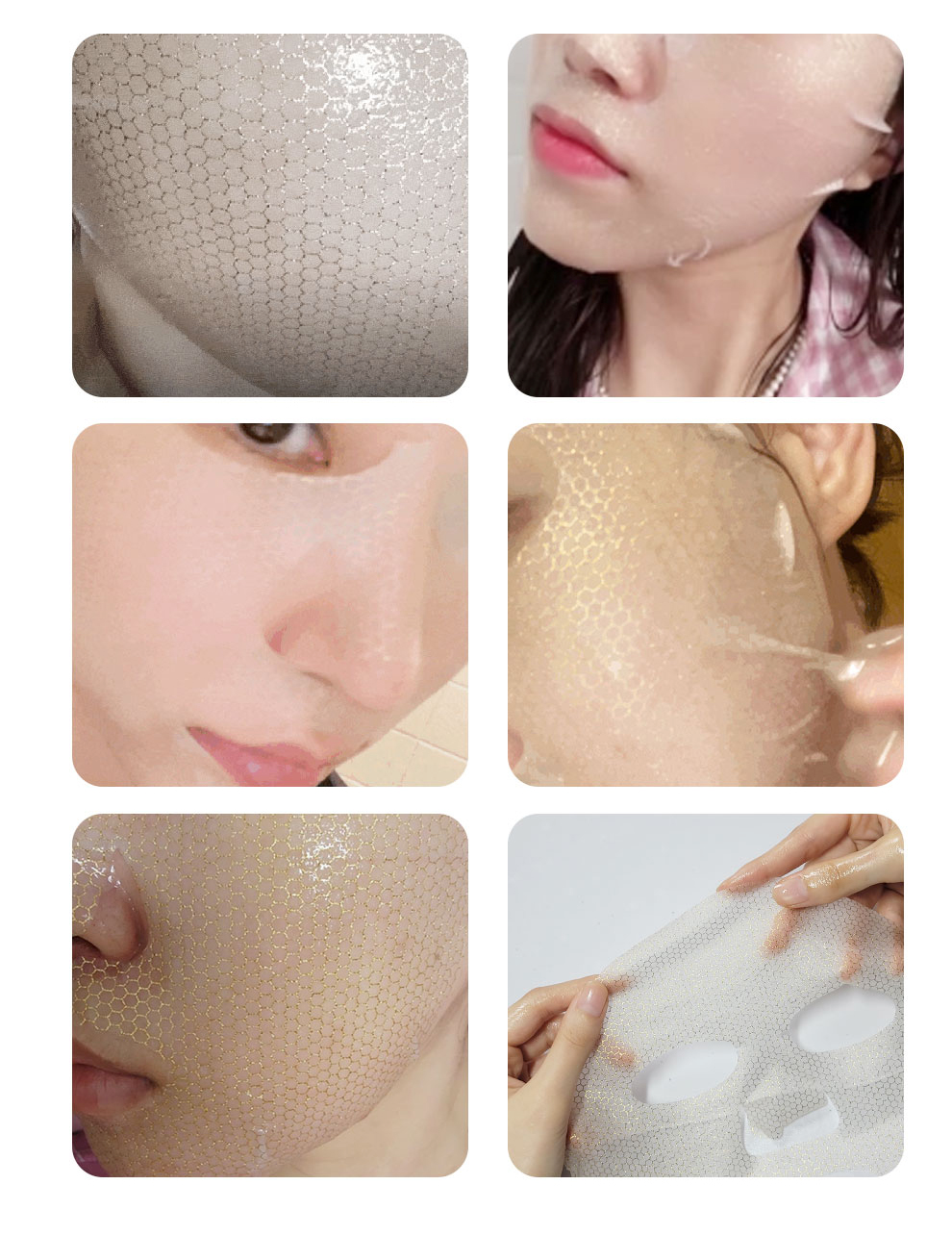 The Gold Mask 25g x 10 Sheets/Box Retail $110 - 24K Gold/Royal Jelly/M